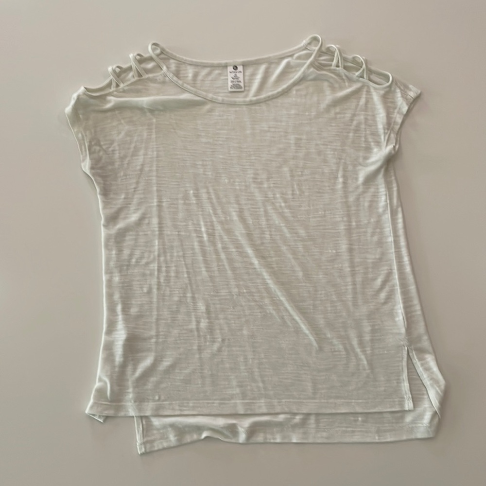 Active Life Off-white yoga top size small